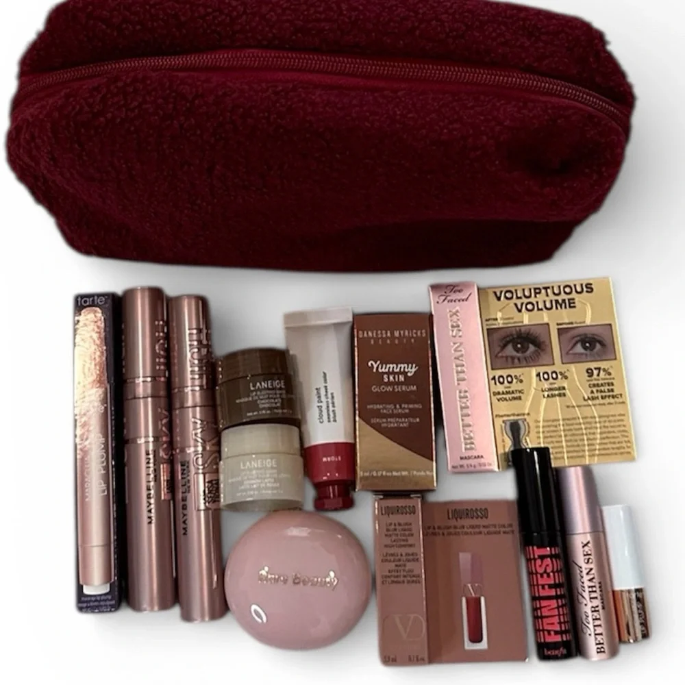 NEW Makeup Lot Tarte Too Faced Danessa Myricks Valentino Mascara Lip Eye Gift